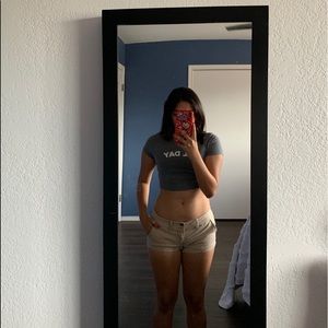 Tan American Eagle outfitters shorts